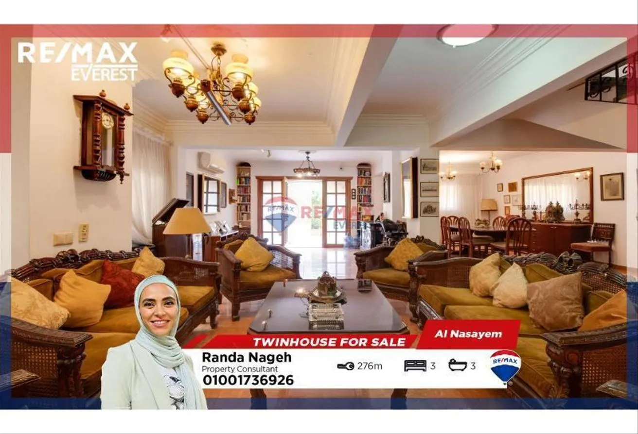 Sale in Al Nasayem Village: Resale Finished Twinhouse in AL-Nasayem Compound