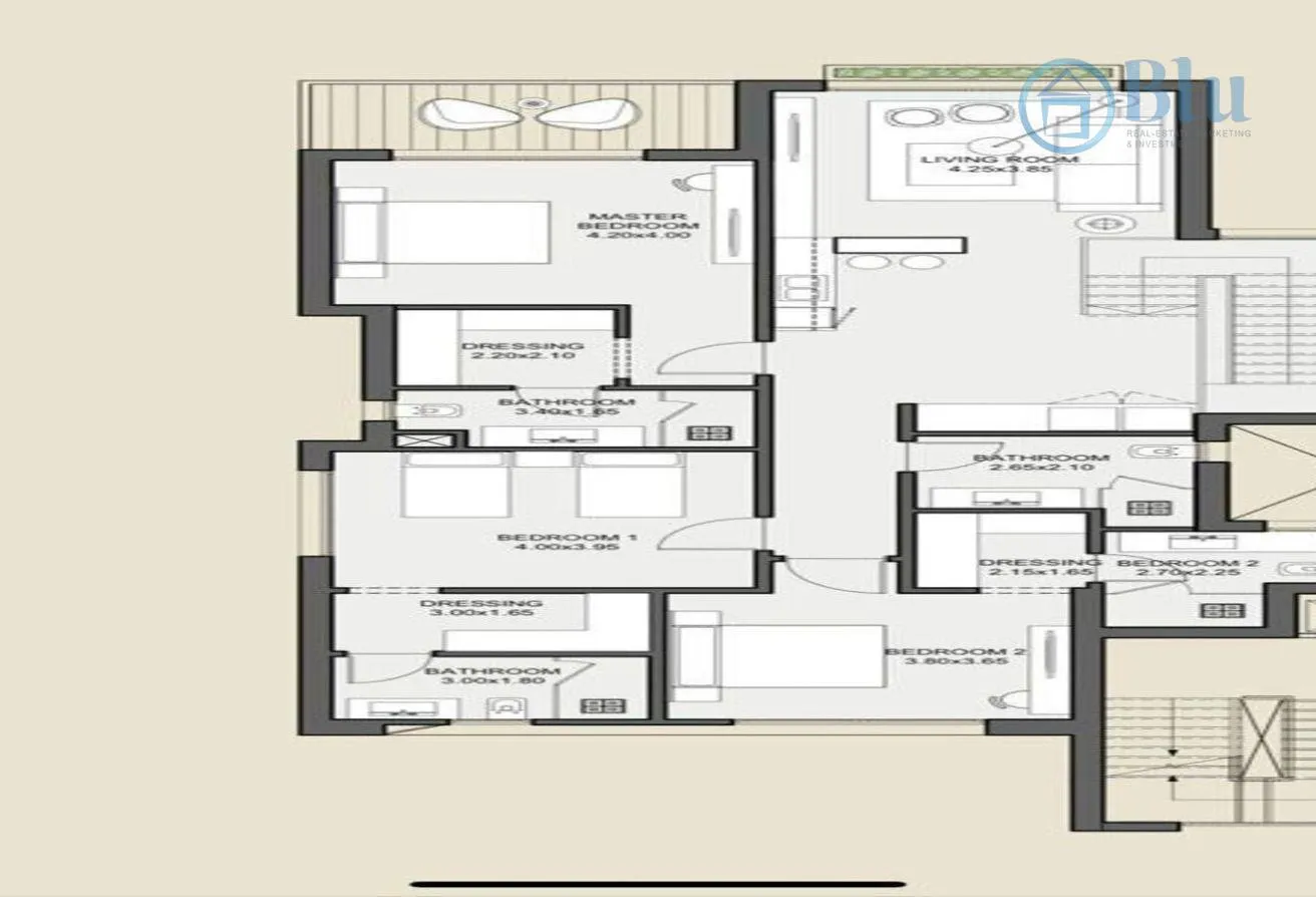 Sale in New Giza: Ground duplex for sale at skylakes new giza