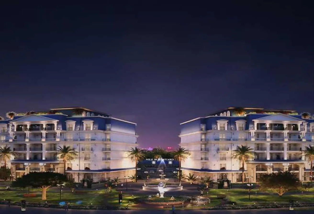 Sale in Nile Boulevard: 3 bedrooms Apartment , Nile Boulevard New Cairo