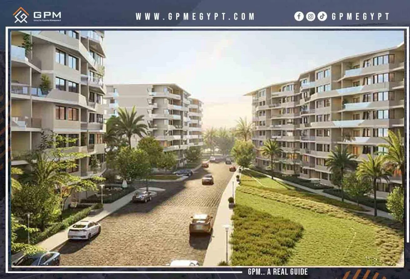 Sale in The Median Residences: Apartment +Garden for sale in The Median New Cairo