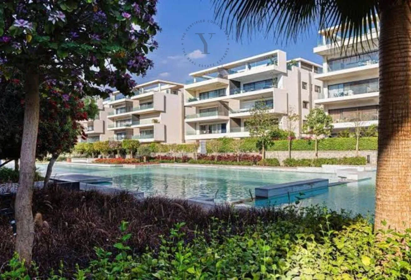 Sale in The Lakeview Boutique Villas: apt Lake view residence 145sqm new cairo