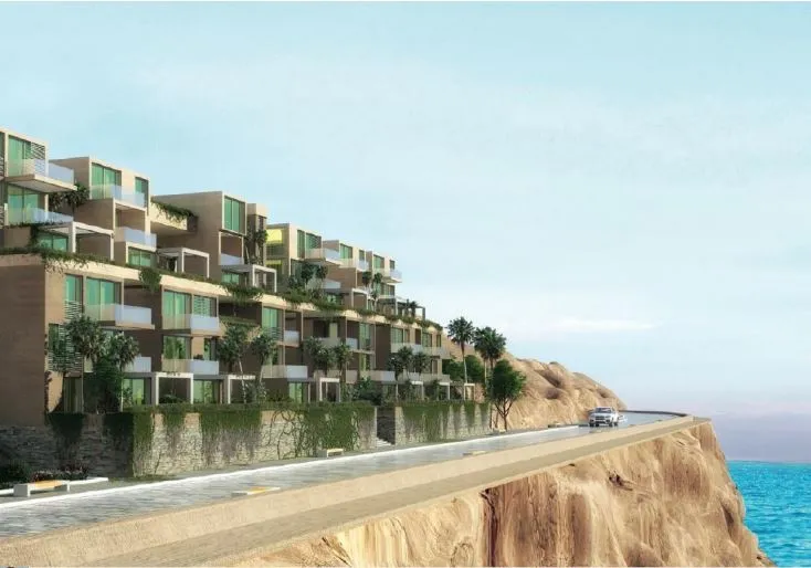 Finished Chalet for resale at il monte galala Ain Sokhna sea view
