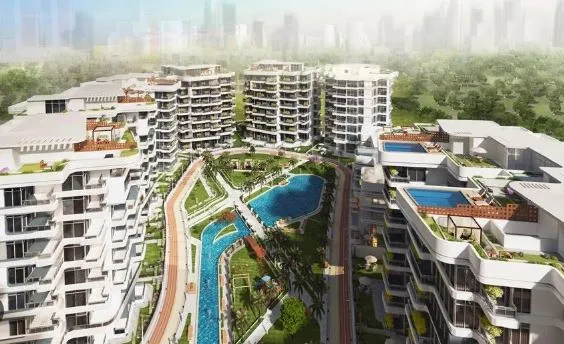 With installments  Apartment for sale in New Capital, Serrano