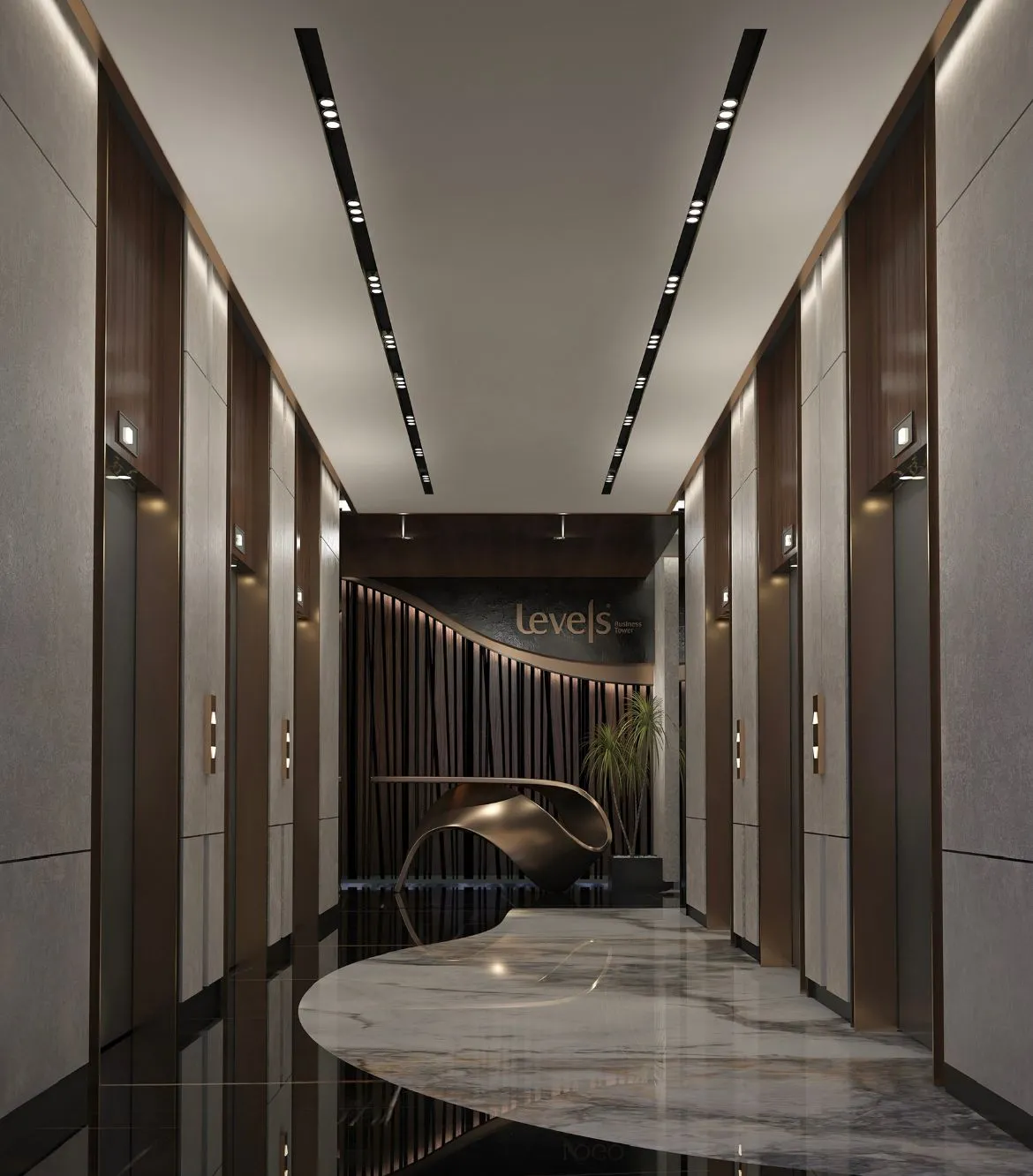 Fully finished office 50m for sale in Levels Business Tower New Capital