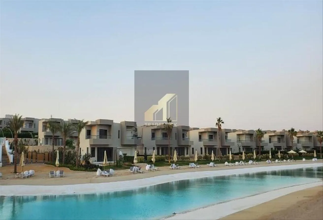 Sale in Azha: 1st Row Lagoon Corner Twin In Azha Ain Sokhna