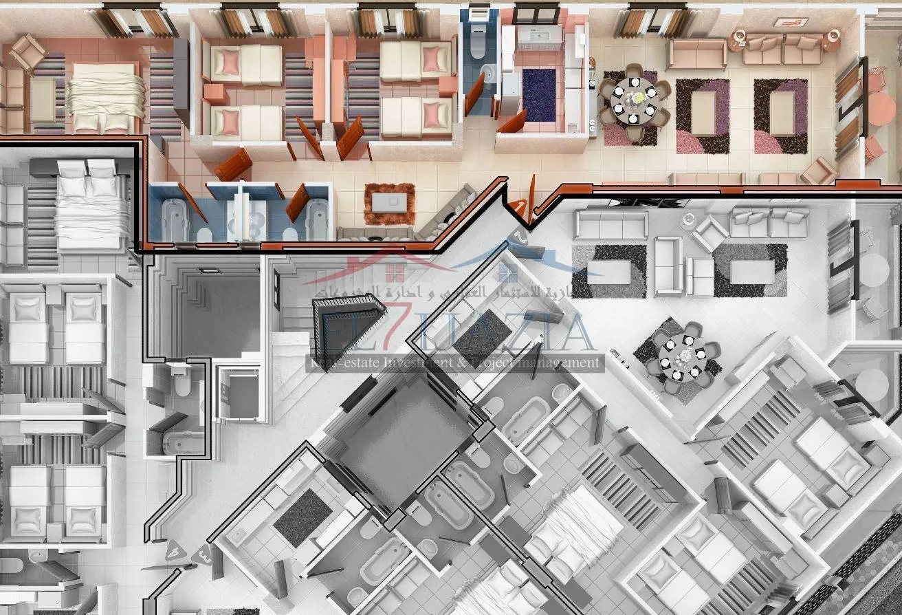 Sale in 3rd Neighborhood: Apartment 310 m for sale El Shorouk  2 semifinish