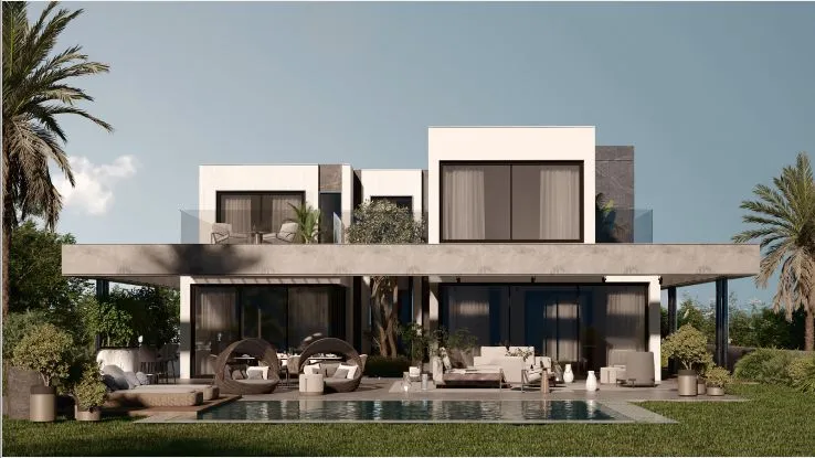 Stei8ht, New Cairo Stand Alone Villa for SALE Land Mark Sabbour - GH109