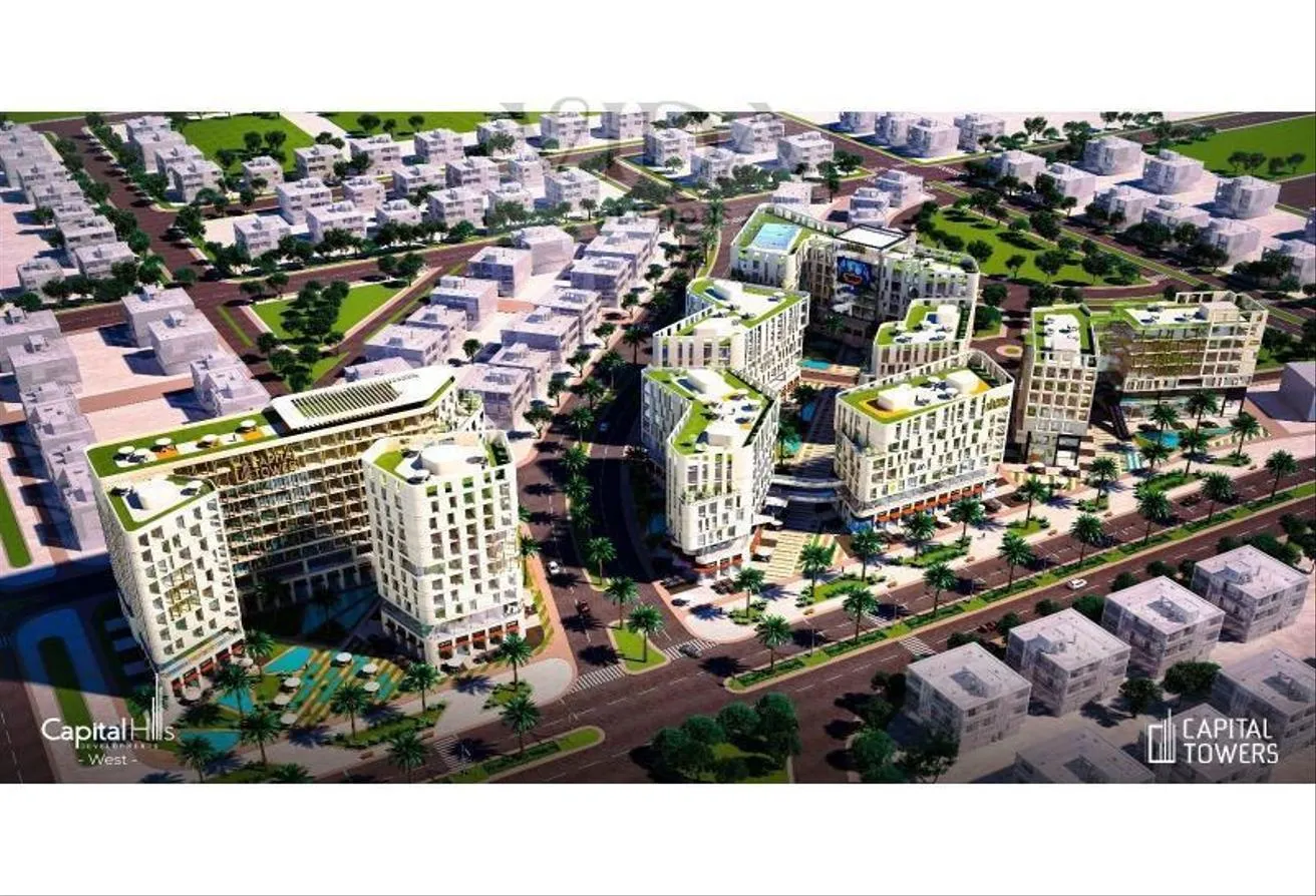 Sale in Capital Towers: Office for sale, fully finished + AC, 600K advance
