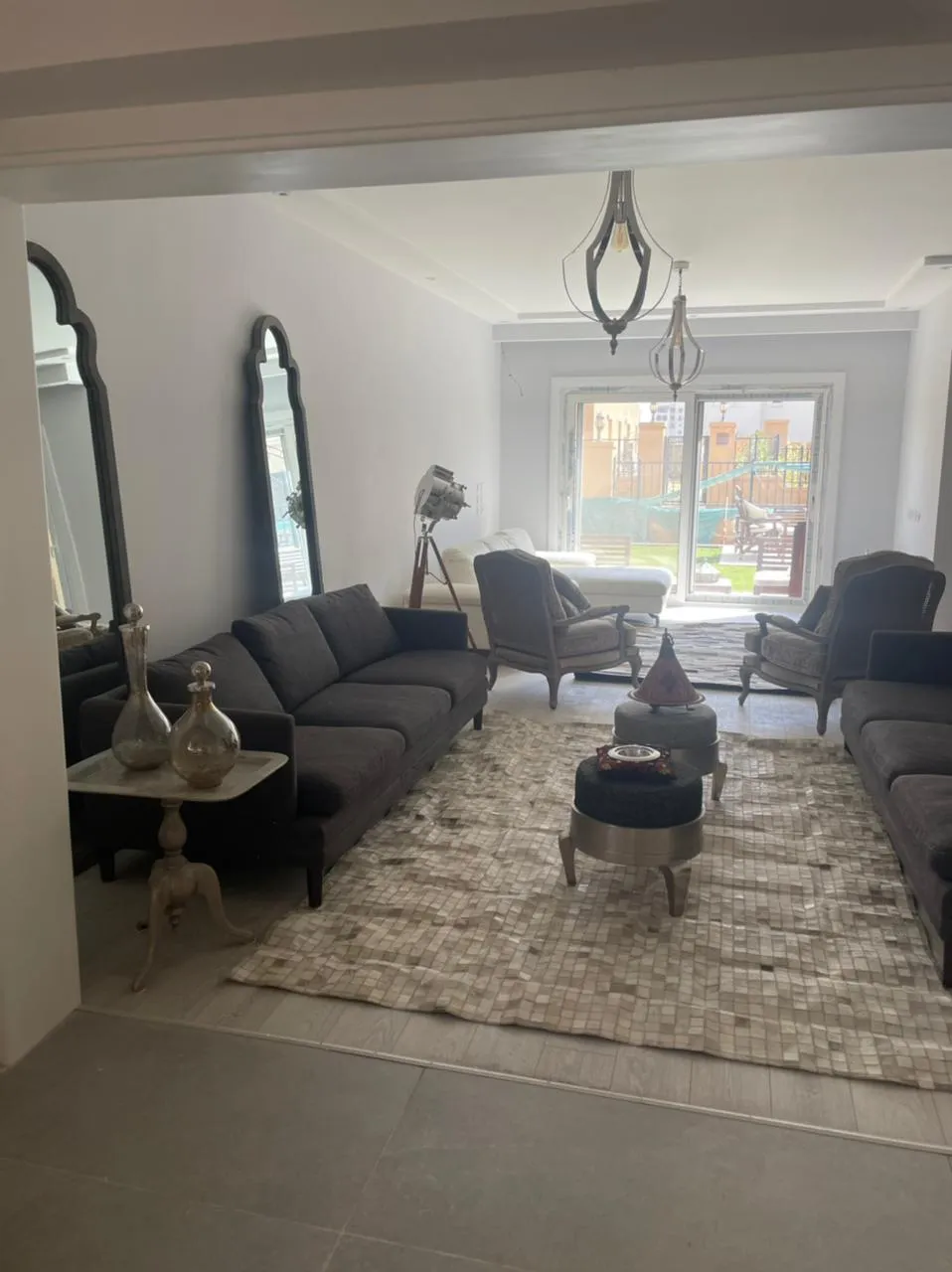 Furnished twin houses 4 bedrooms for rent in Mivida New Cairo