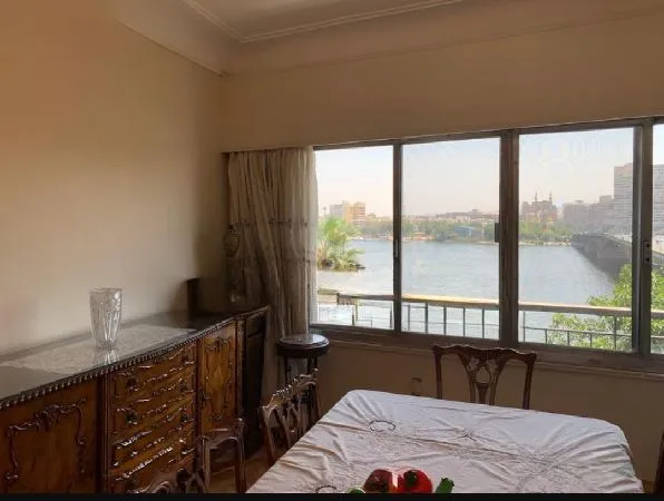 Furnished apartment for rent, super lux, 200m, in Dokki, Nile Street