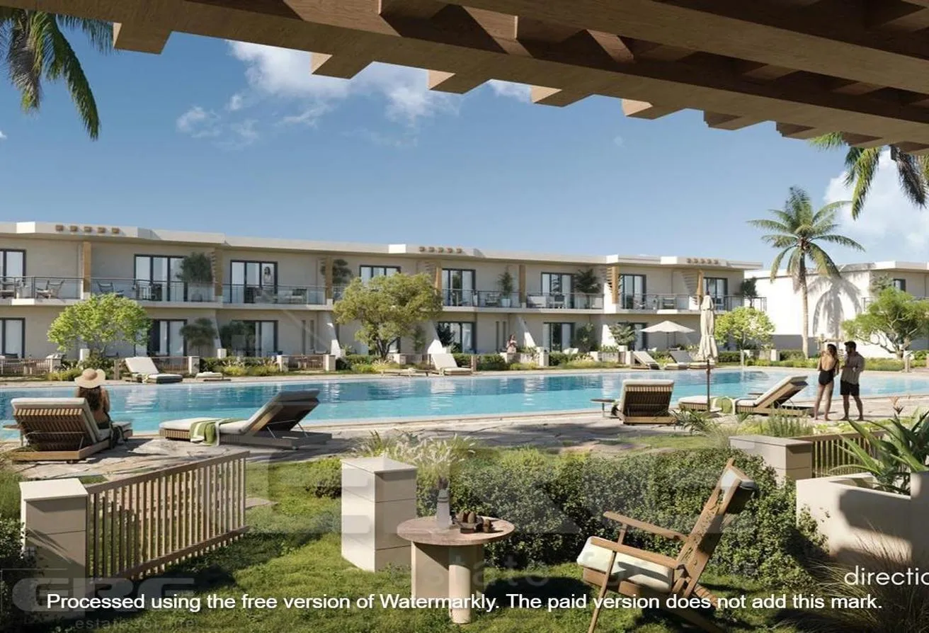Sale in Direction White: Semi furnished Town n Direction White, lagoon view
