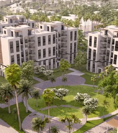 Apartments for Sale with installments in compound Eco West 6 October
