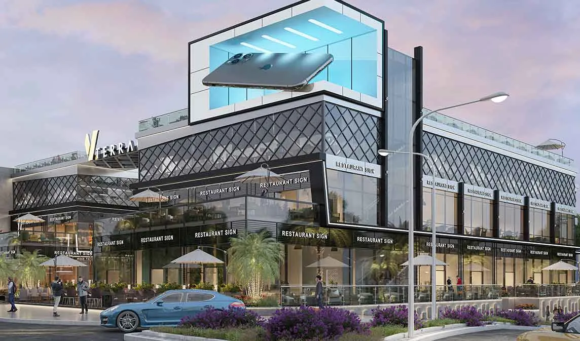 V-Terrace Mall New Cairo shop 259m for sale