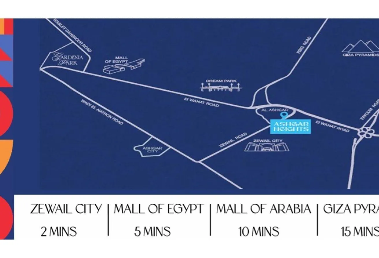 Sale in Hay El Ashgar: شقتك في مدينة الفردوس امام دريم لاند حي الاشجار