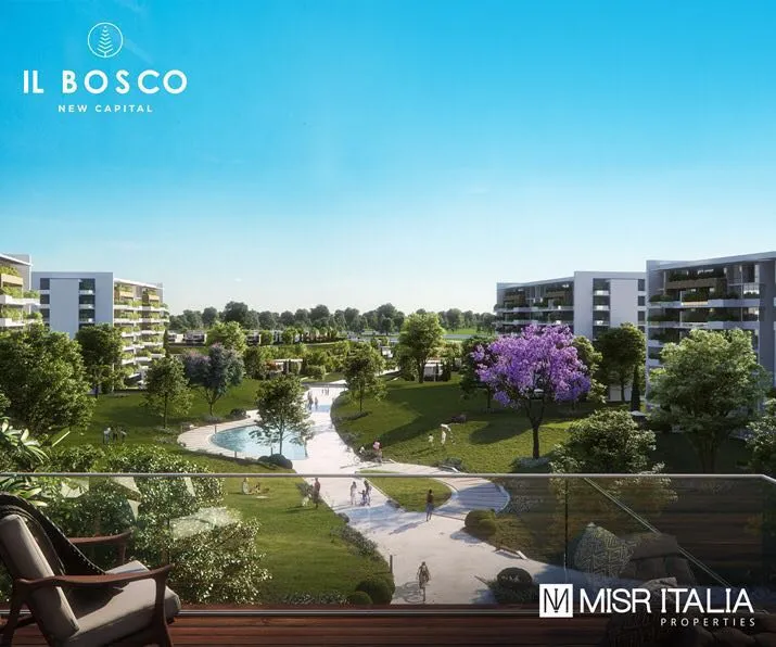 Apartment with installments for sale at IL Bosco New Capital City