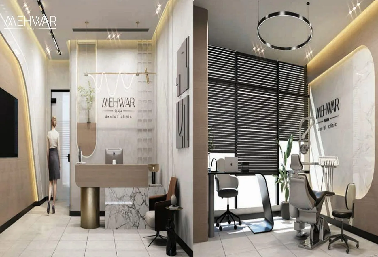 Sale in Mehwar Plaza: Clinic 56m at 594K DP - prime location over 5 yrs