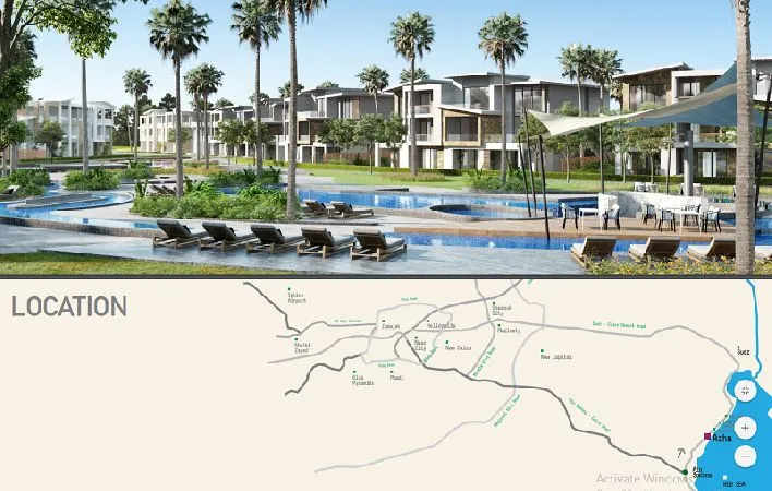 Chalet for sale in Azha resort