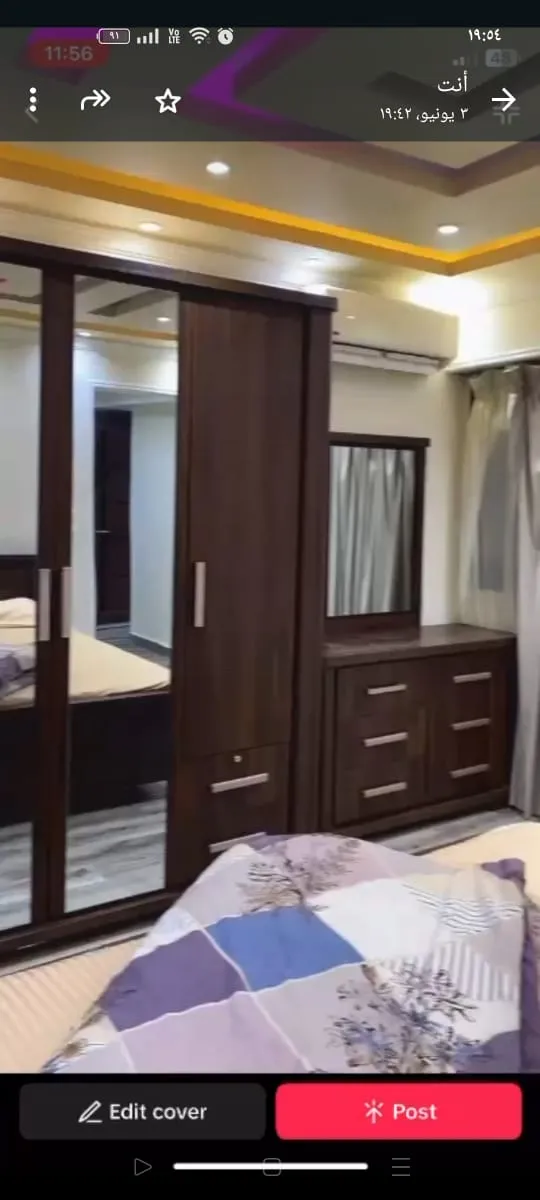Super lux furnished apartment for rent in Mohandessen.from shehab str