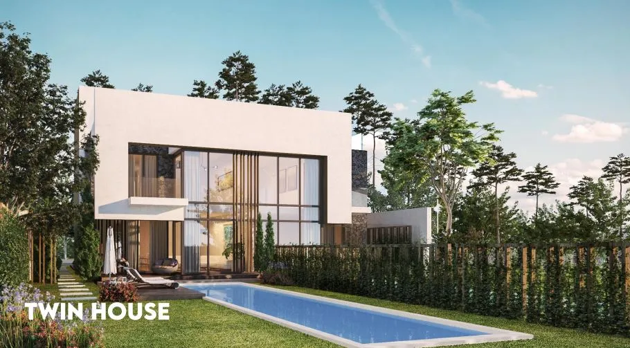 Twin houses for Sale in IL BOSCO - New Capital - Egypt