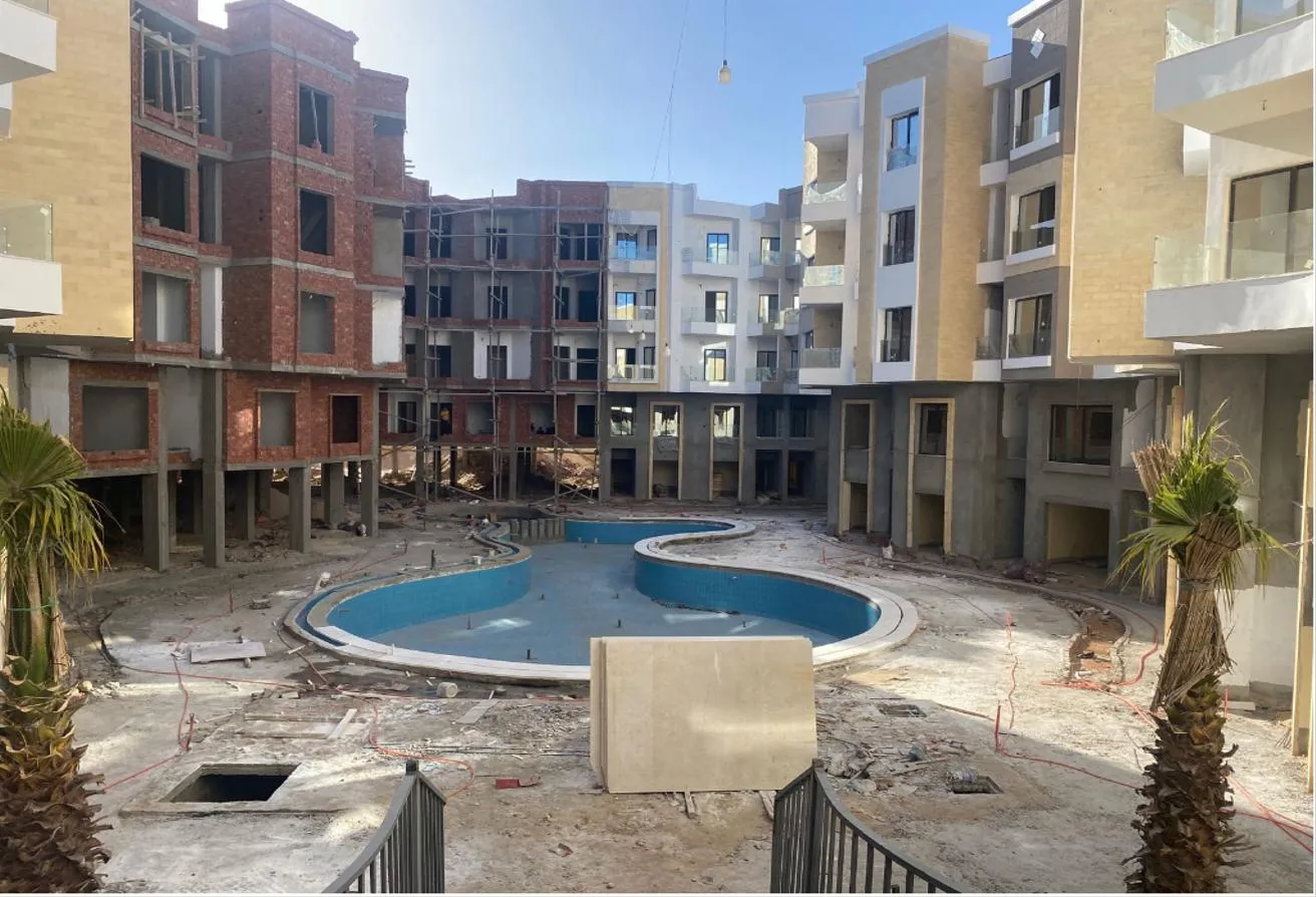 Sale in Al Ahyaa District: Apartment one bedroom 68 Sqm Pool view . Hurghada