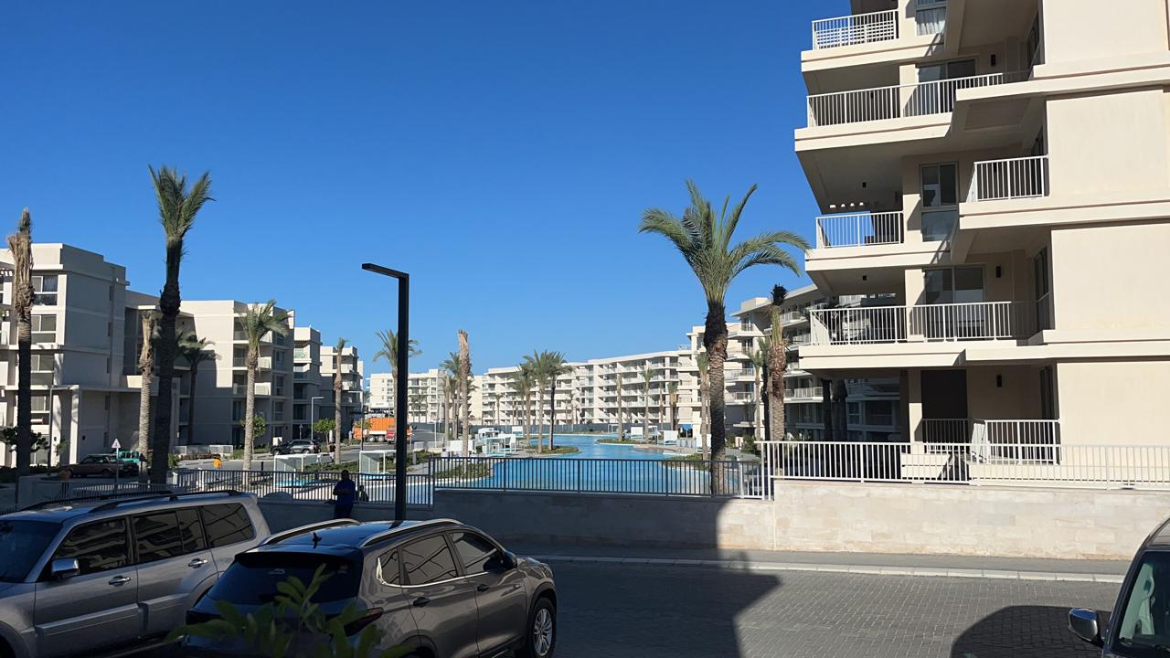 First Use: Brand New 2BR Lagoon-Front Chalet for Rent in Marassi Marina Vie