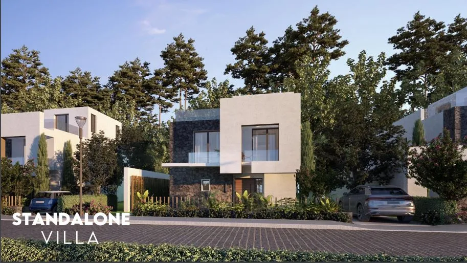 twin house for sale in IL Bosco New Capital