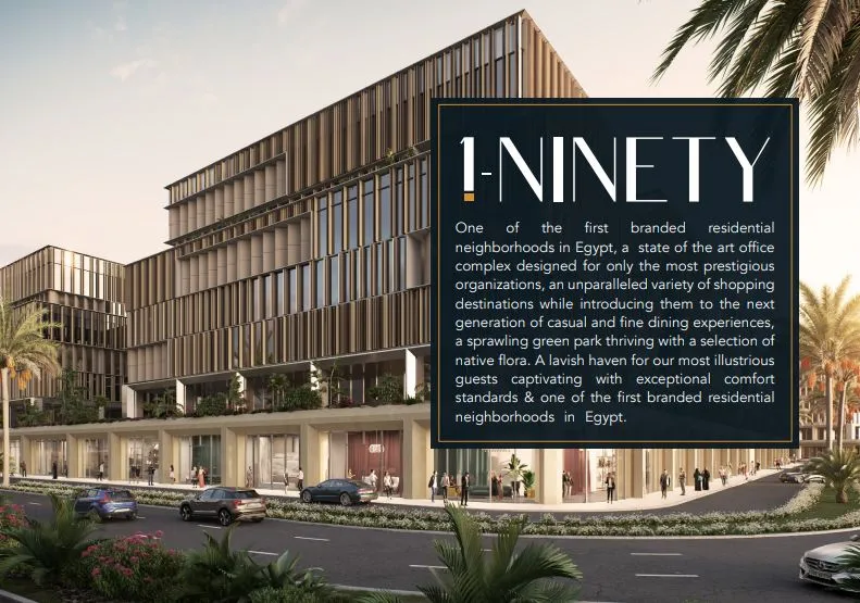 Office For Sale by installment in One Ninety Mall Land Mark New Cairo