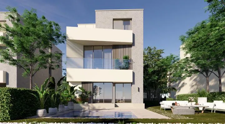 Sale in The brooks: Villa directly on the ring road with DP of 4.8 M