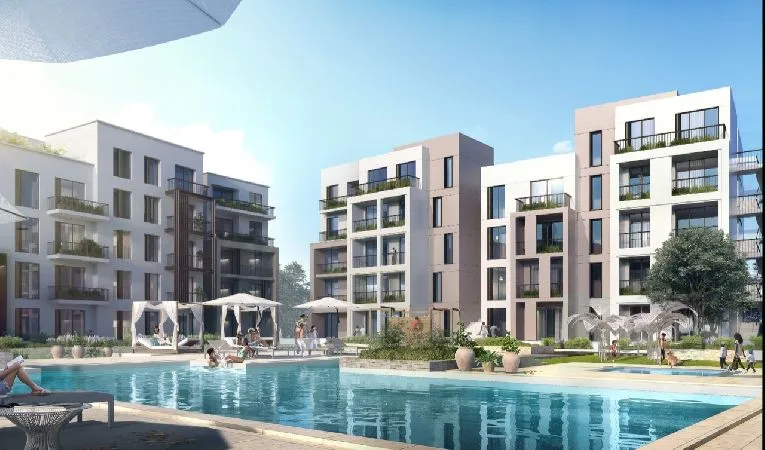 Fully finished resale chalet 101m in Marassi North Coast