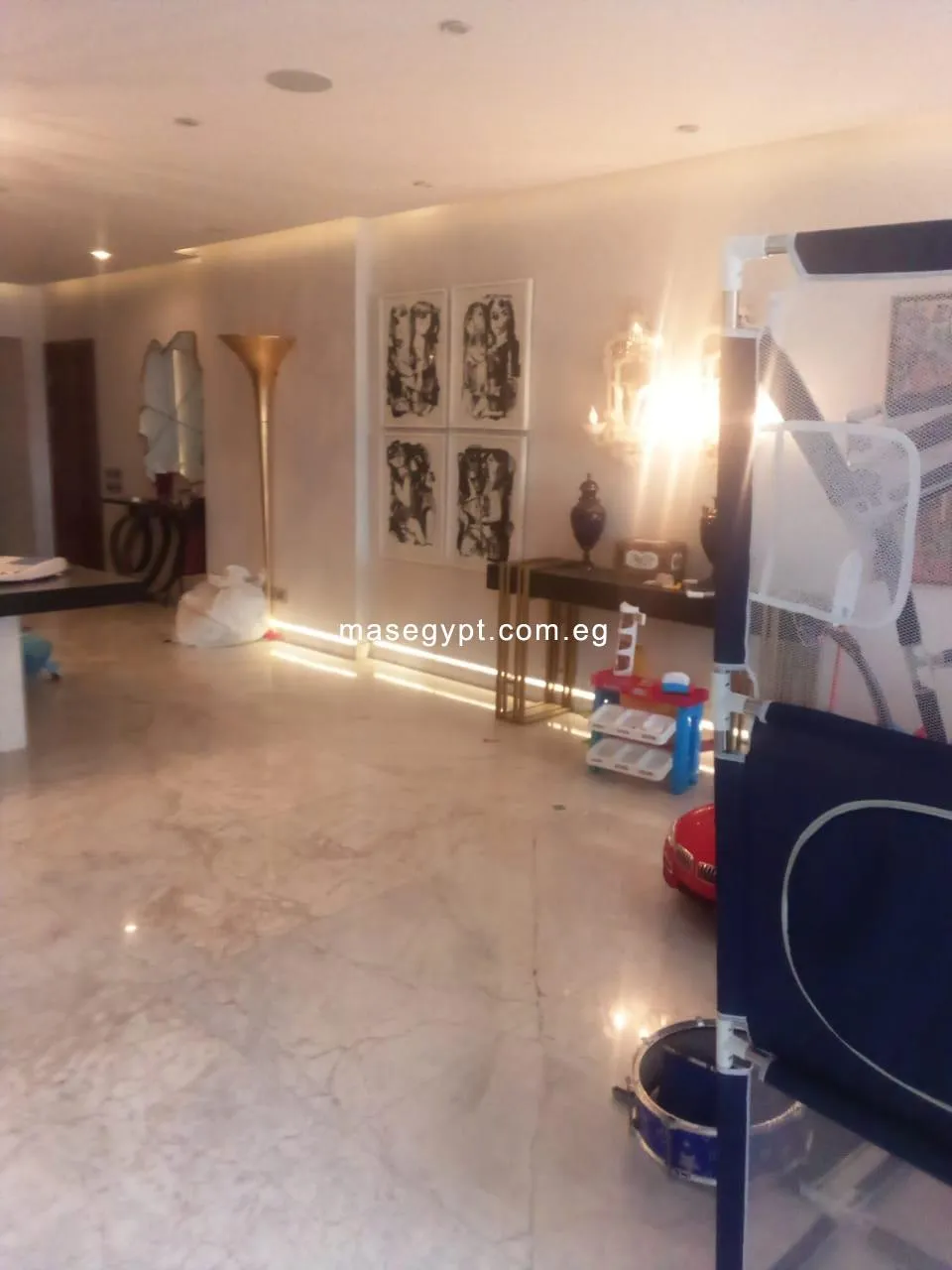 Luxurious apartment for sale, 400m, high lux, in Dokki, Nile Street