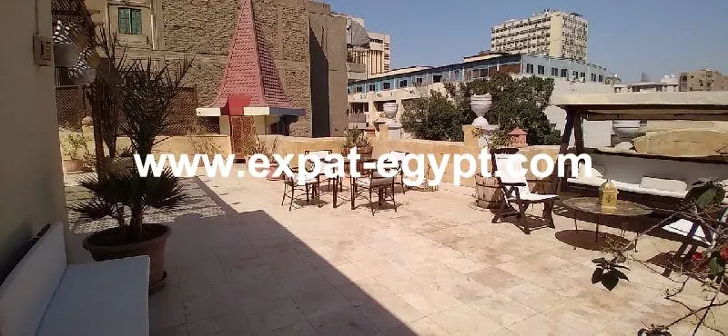 Penthouse for rent in Garden City, Cairo, Egypt