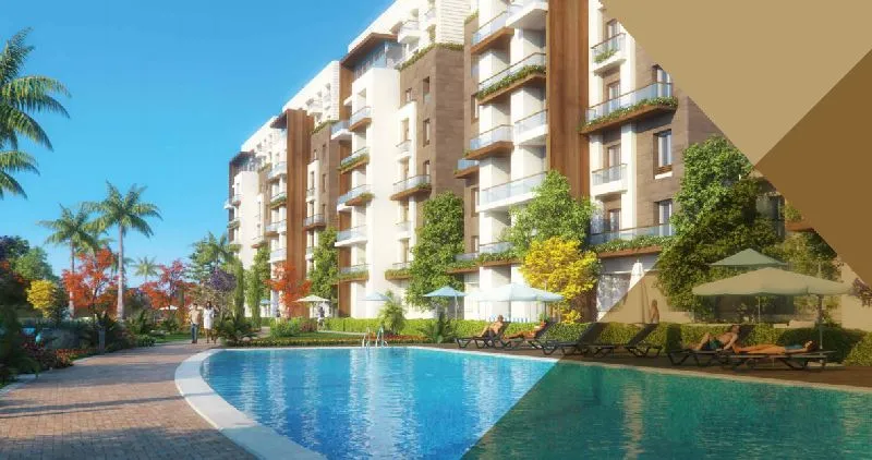 Apartment for sale with garden at compound OIA New Capital City