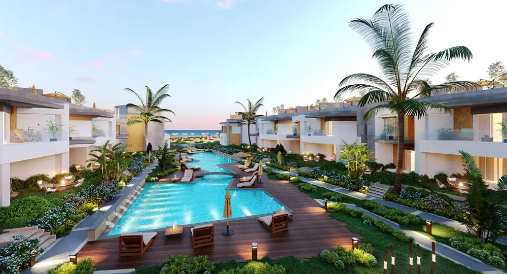 Townhouses for sale in Boho, Ain Sokhna resorts